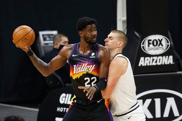  艾顿护框出色太阳击败掘金抢占西部第二位置